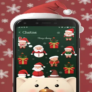 cute christmas phone wallpaper