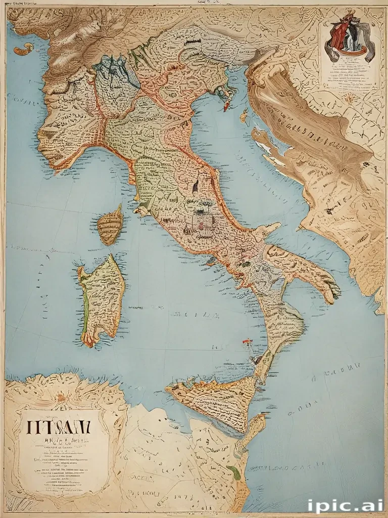map of italy