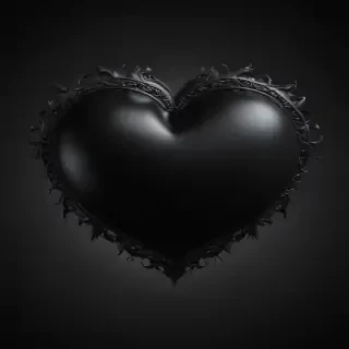 black heart background