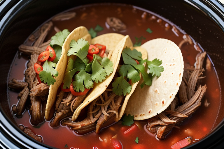 birria tacos in crock pot