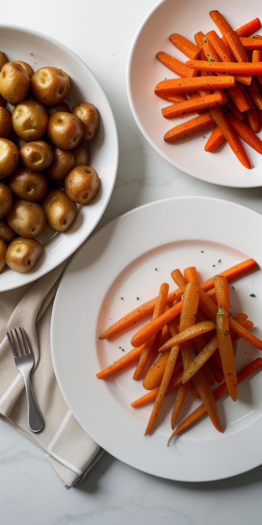 air fry potatoes and carrots