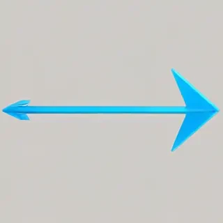blue arrow png