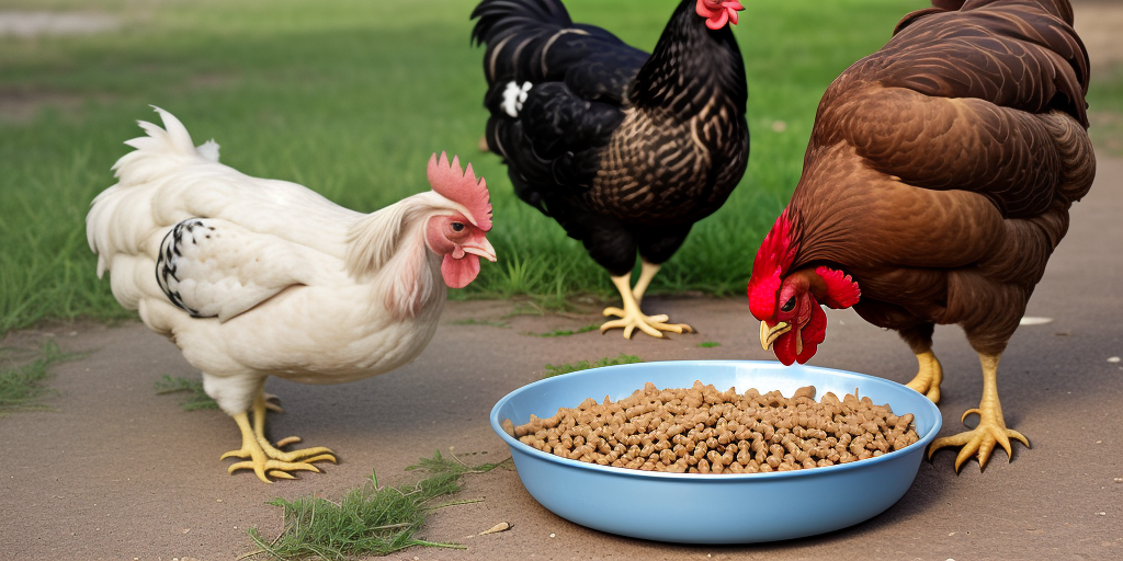 can chickens eat dog food