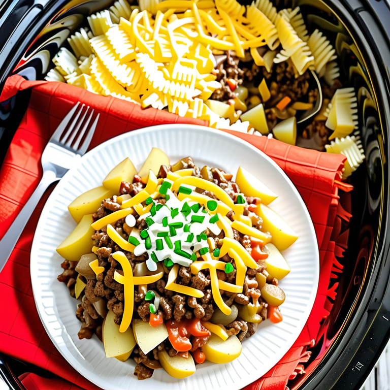 hamburger potato casserole crock pot