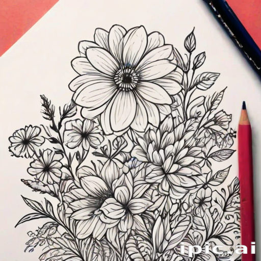 flower doodle art