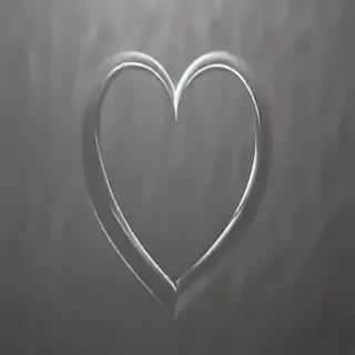 heart outline transparent