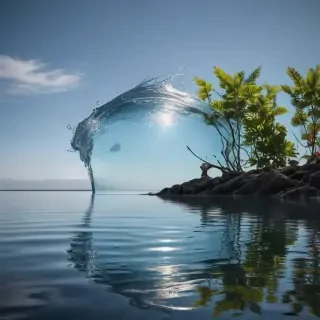 water reflection png