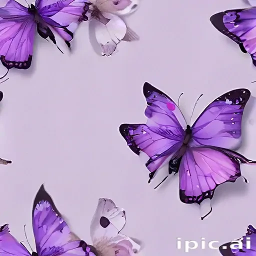 aesthetic purple butterfly