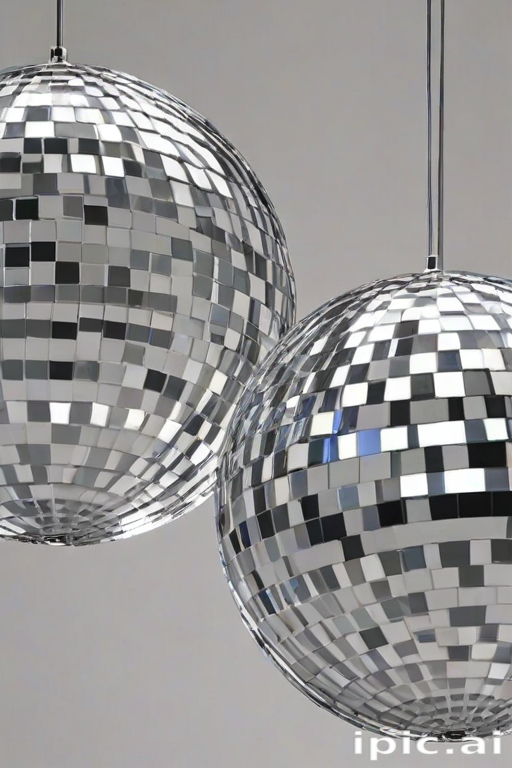 transparent disco balls