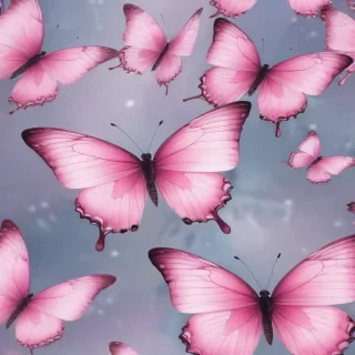 cute pink butterfly wallpaper