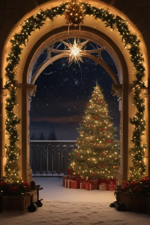 christmas outline