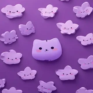 cute wallpapers purple