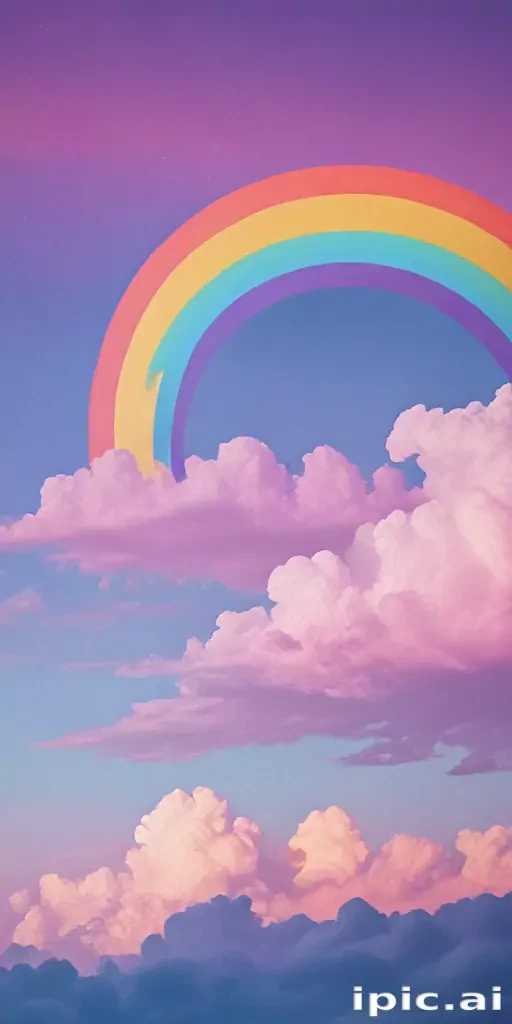 aesthetic wallpapers rainbow