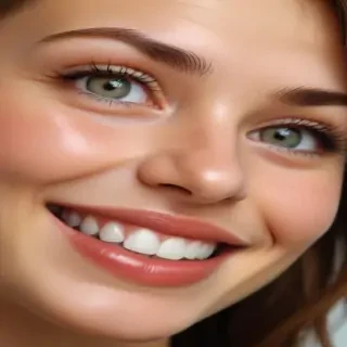 smiling face transparent