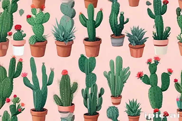 aesthetic cactus wallpaper