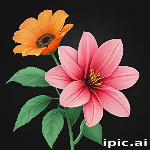 flowers to draw in color