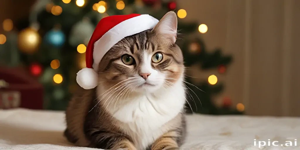 christmas cat background