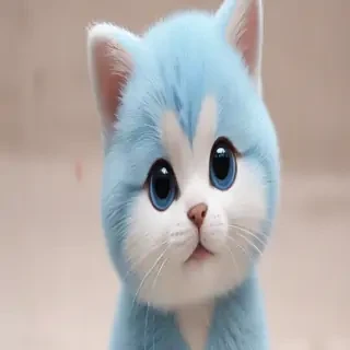 cute blue
