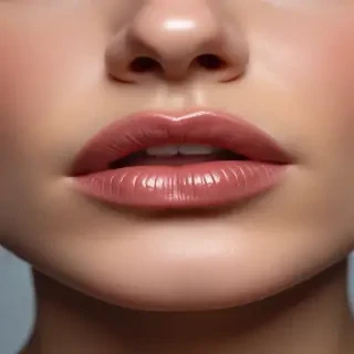 transparent lips