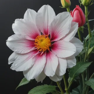flower drawing images with colour
