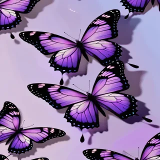 aesthetic purple butterfly