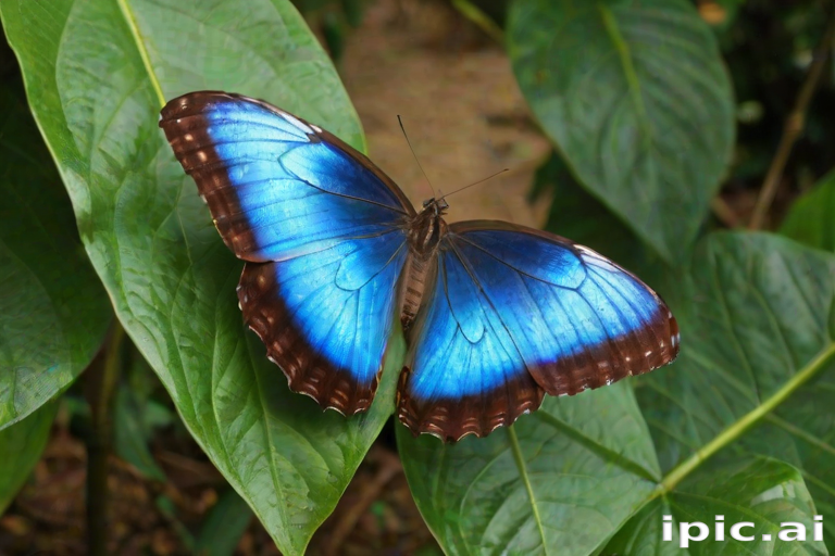 blue morpho butterfly