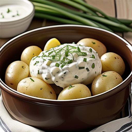 sour cream and chive potatoes