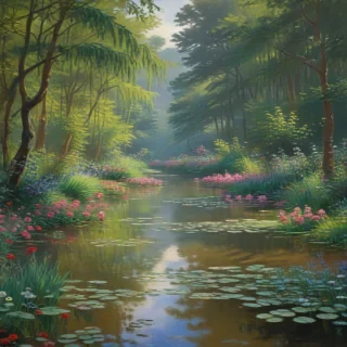 claude monet wallpaper