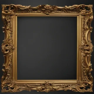 gold frame png transparent