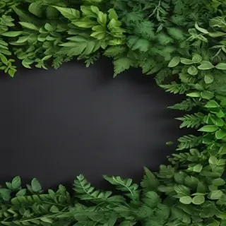 greenery border