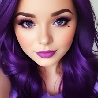 purple cute