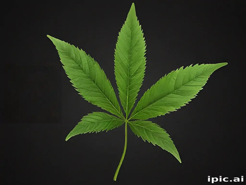 weed leaf png