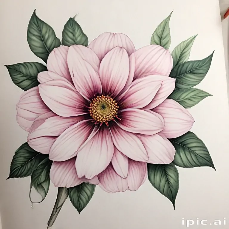 flower aesthetic drawings