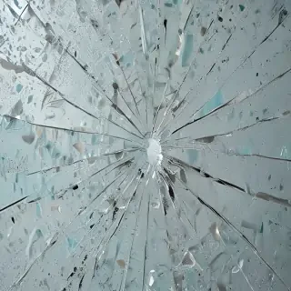 broken glass texture