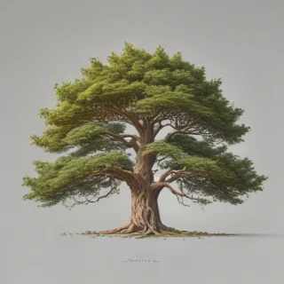 tree drawing png