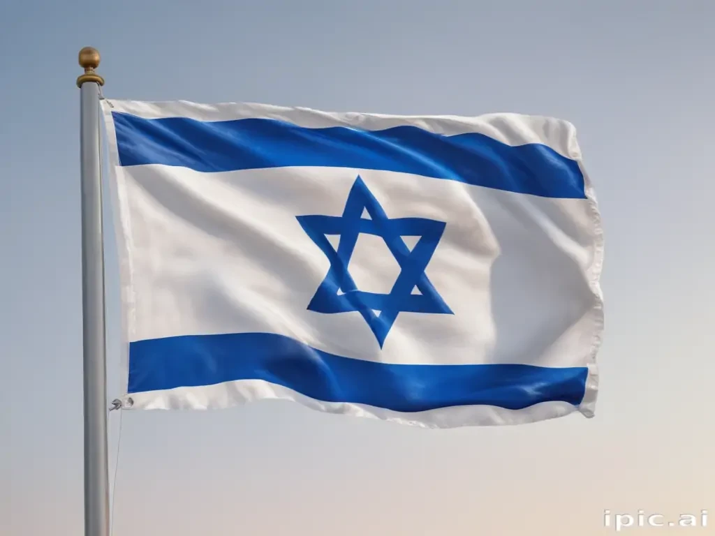 transparent israel flag
