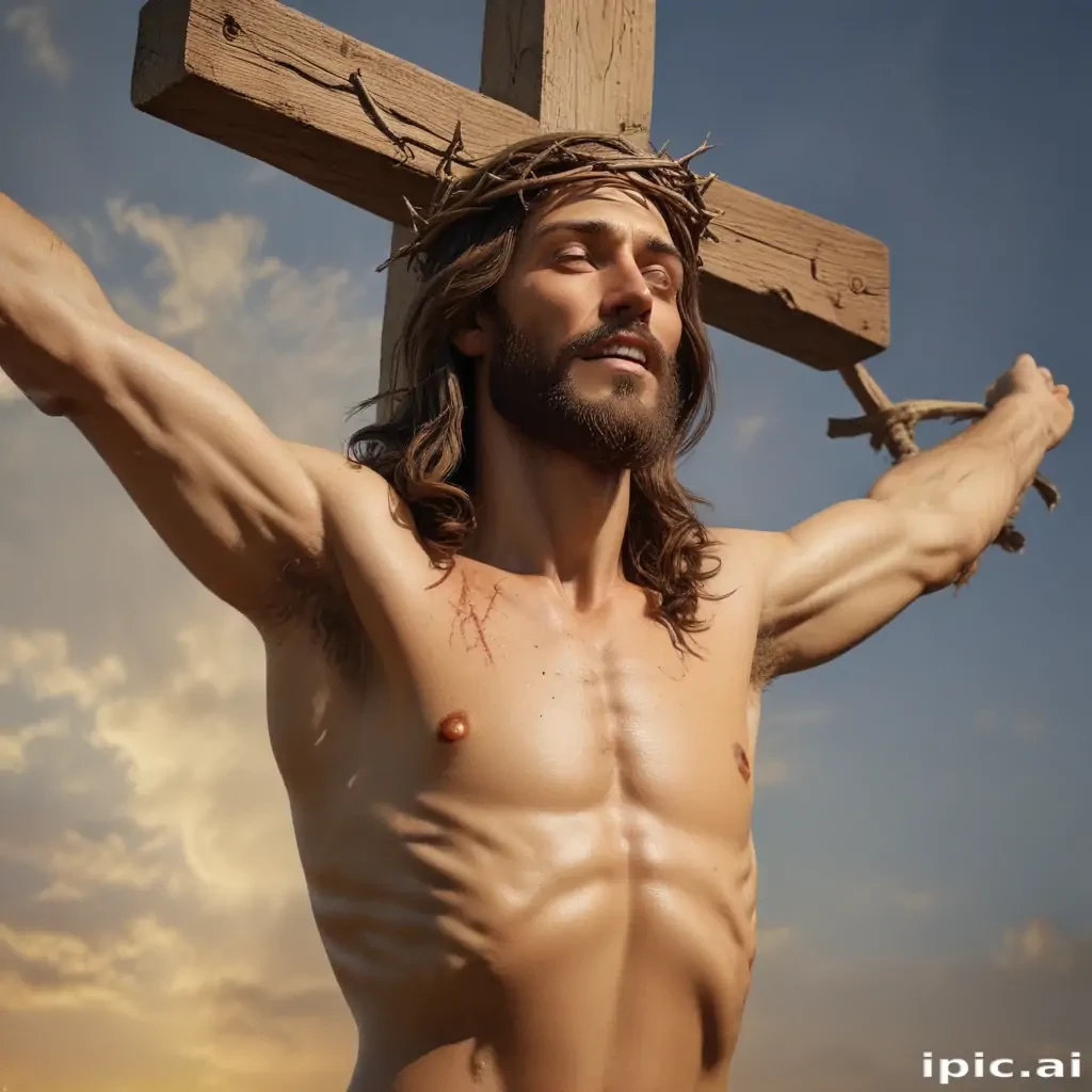 pictures of jesus on a cross