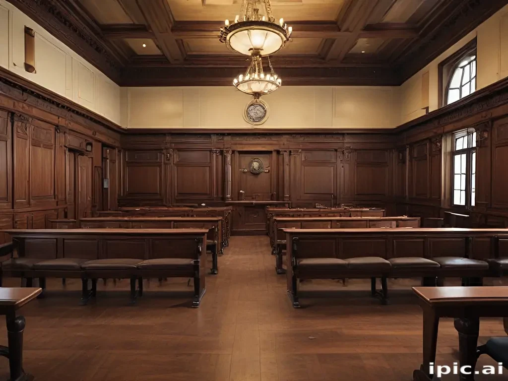 court room background