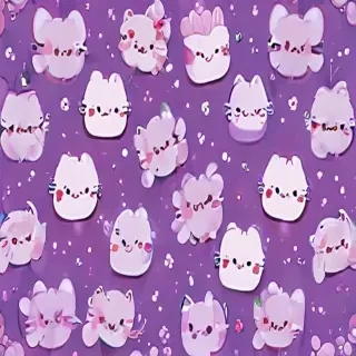 kawaii purple wallpaper