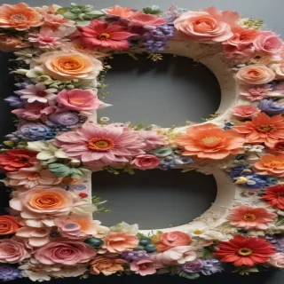 floral letters