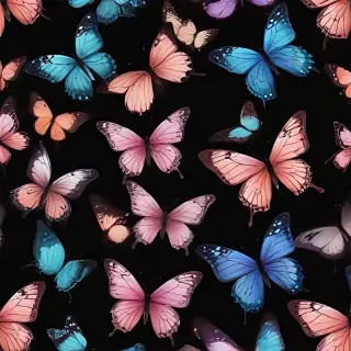 aesthetic butterfly background