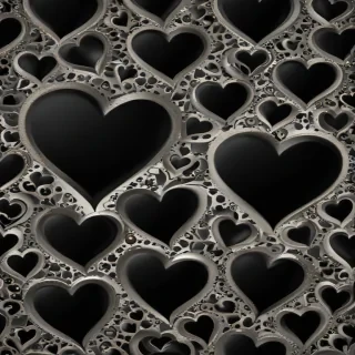 black hearts png