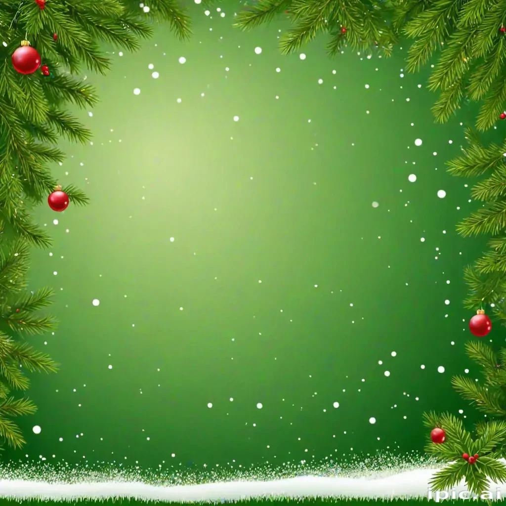 green christmas bg