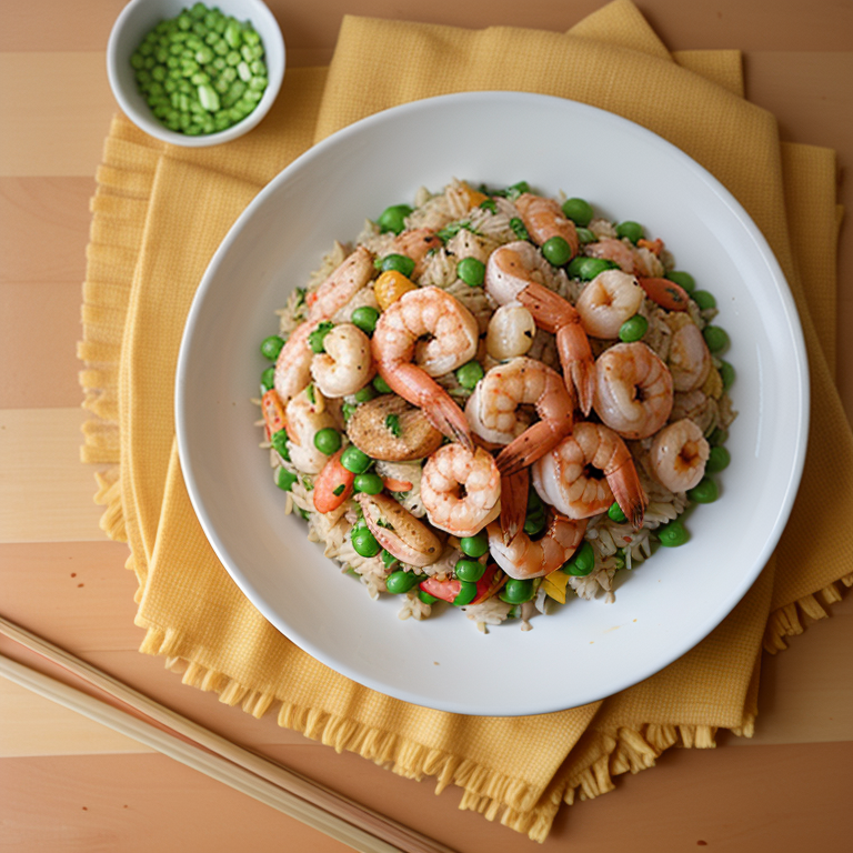 chicken and shrimp fried rice