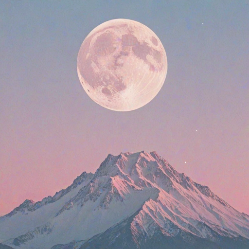 pastel aesthetic moon wallpaper