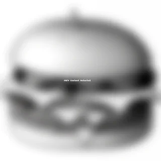 burger clipart black and white