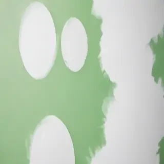 white and green background