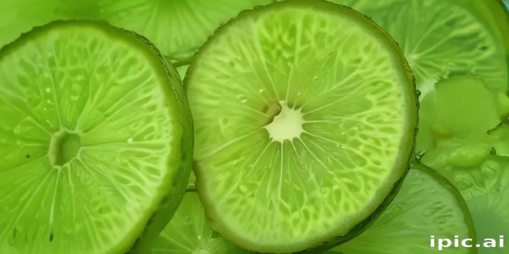 lime green background
