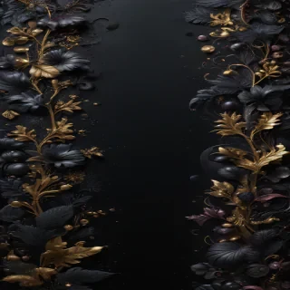 black background with glitter
