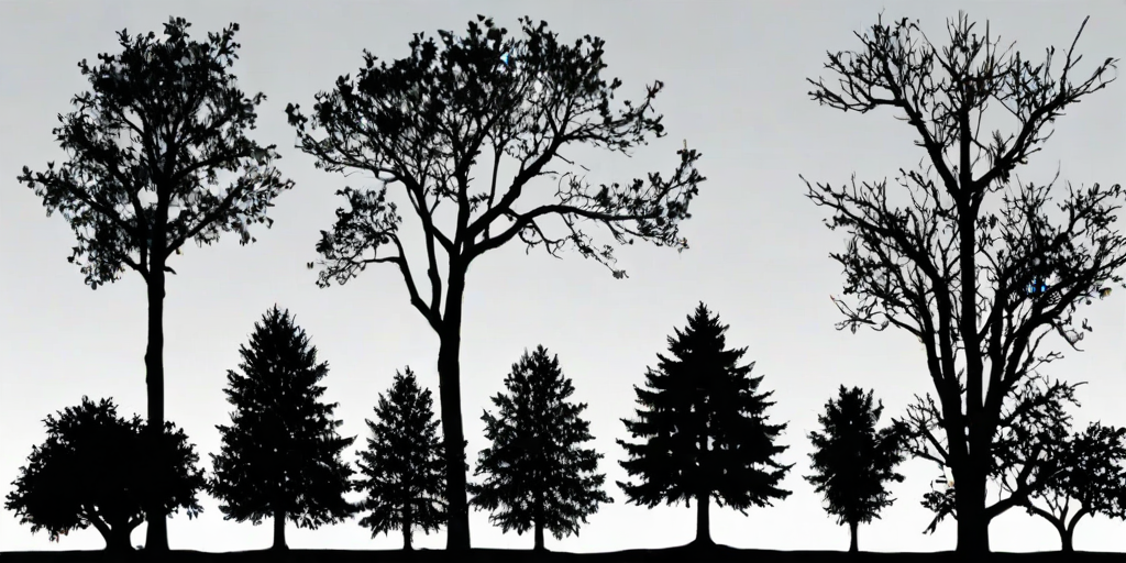 trees silhouette png
